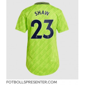 Manchester United Luke Shaw #23 Tredje Matchtröja Dam 2022-23 Kortärmad